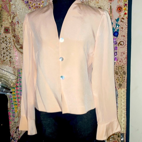 100% Silk 100% Acetate Lining 3 button loop cloth closure - Picture 1 of 2